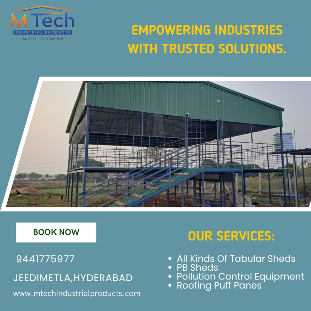 Best tin sheds manufacturers in Telangana for industrial use