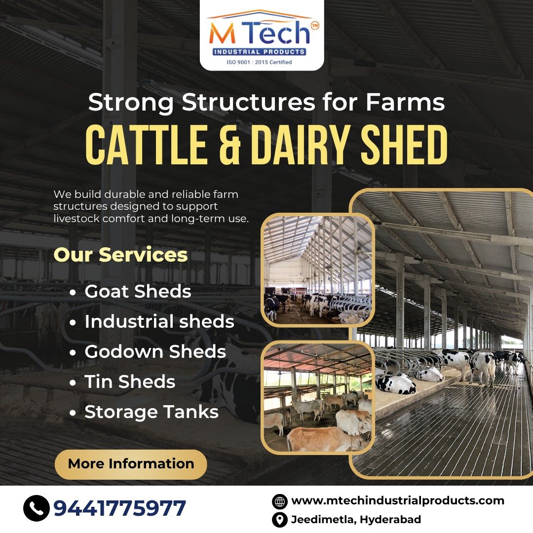 Livestock Shed Fabrication and Installation Hyderabad