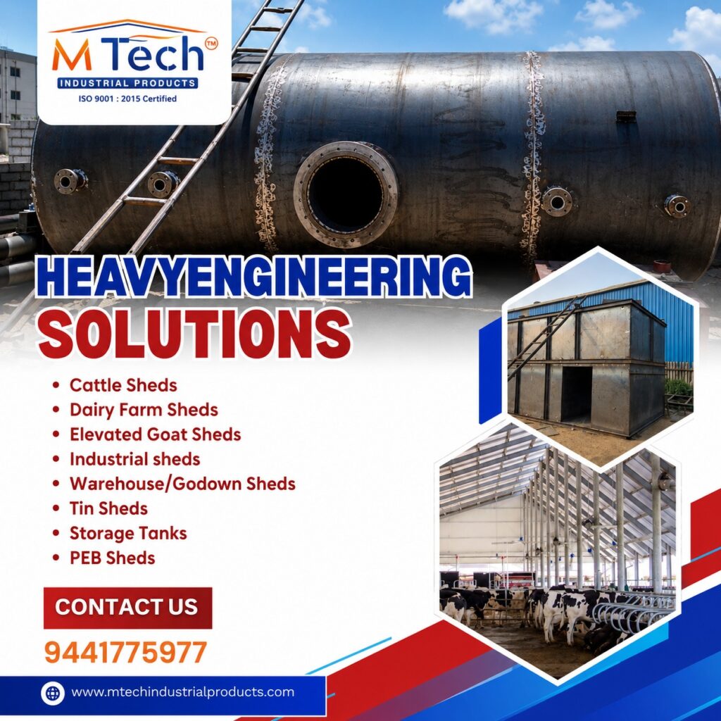 Industrial Storage Tank Fabrication Companies in Telangana | Mtech